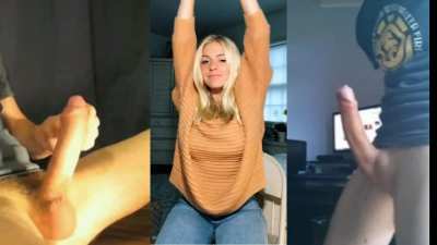 I couldn’t handle it either! Not the first time she’s made me cum😍😅<wbr>💦