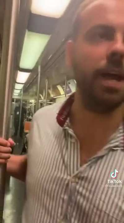 Unhinged man only respects the freedom to be an asshole