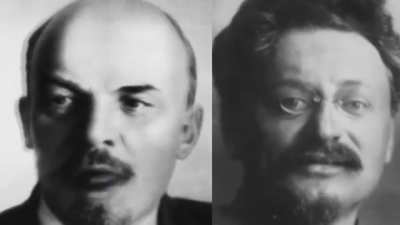 Ленин и Троцкий поют 