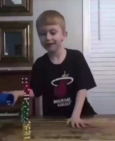 Pure skill followed by pure joy.