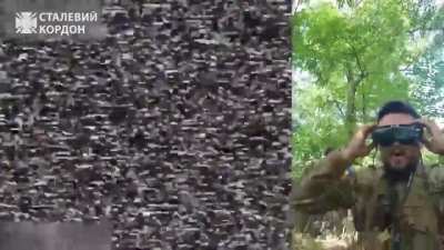 Ukrainian border guards destroyed a Russian truck using an FPV kamikaze drone