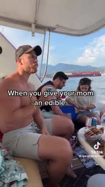 When mom gets into the edibles