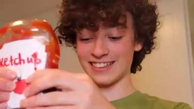 When you forget to shake your ketchup