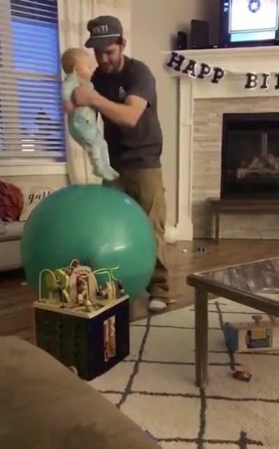 Next time be careful when you will be trying this with your kid