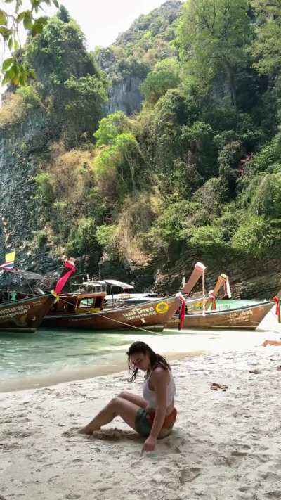 Swim then sit out to dry. Then swim again lol #thailand