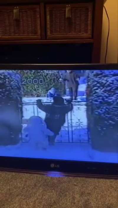 Found some old footage, the static cut really slams it home