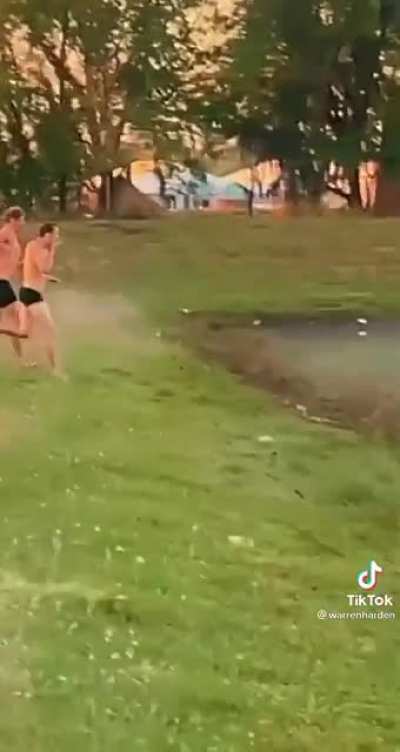 The waters are clearly gator infested
