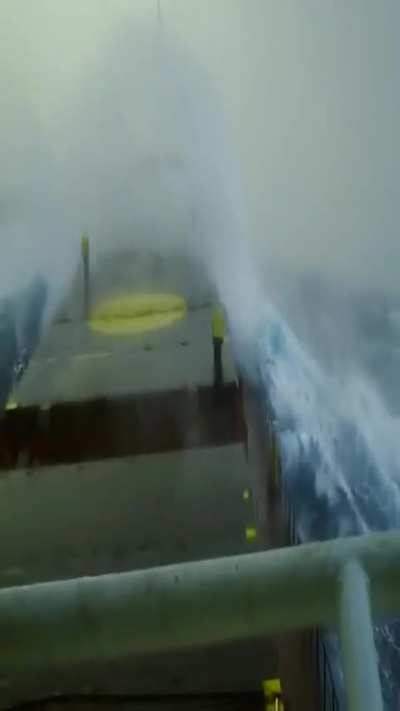 Giant North Atlantic Ocean waves