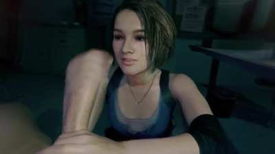 Jill giving a handjob (NCore)