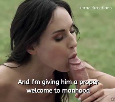 Proper Welcome to Manhood from Mom