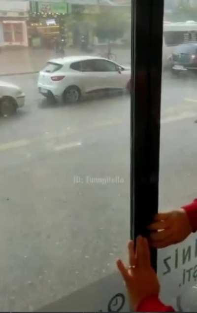 Escaping the hail