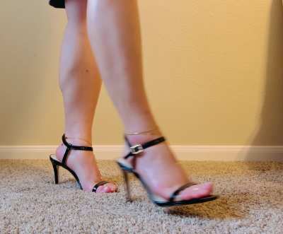 Wife wants to know what you think of her feet in heels?