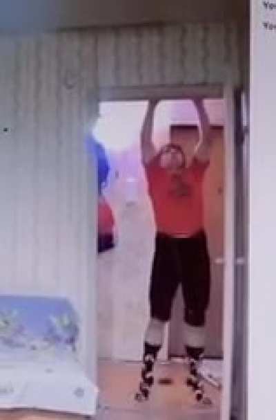 Doing a pull-up