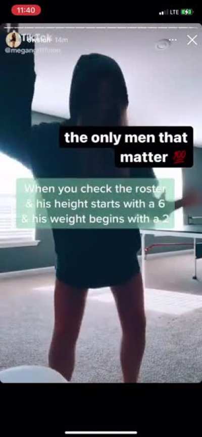 The only men that matter…