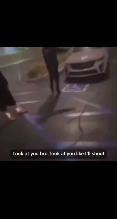 Inbred threatens to shoot everyone and gets knocked tf out.