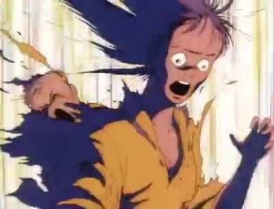 The Japanese nuclear bombings as shown in the anime 