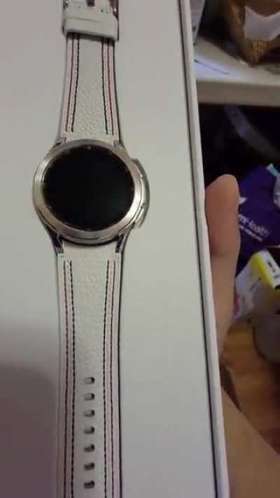 Galaxy Watch 4 Classic Thom Browne Edition: Rhodium Beauty