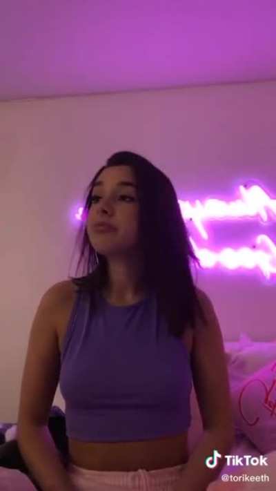 Another deleted tiktok (grabbing her boobs)