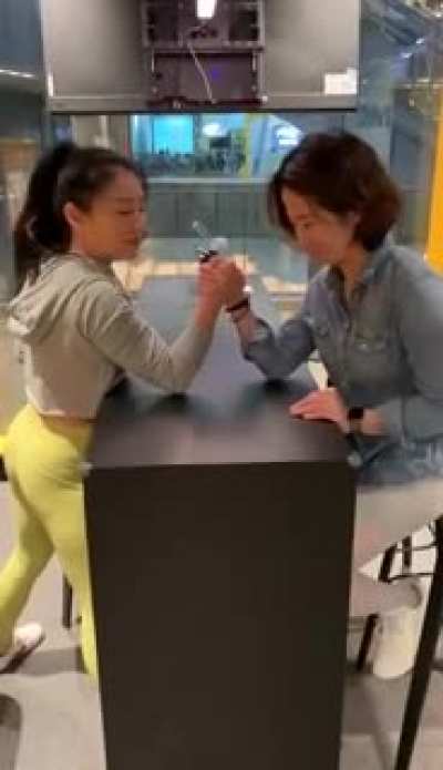 WCGW when arm wrestling after yoga class?