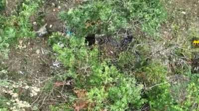 Footage from a recent assault on russian position