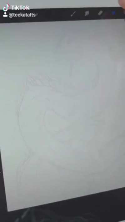 Haku process digital sketch :)