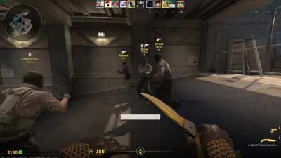CS2 Overpass floor suddenly on fire
