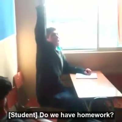 He deserved it