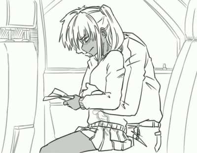 Throbbing inside her at the backseat