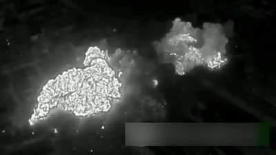 Bakhmut, AFU are destroying buildings with russian soldiers inside