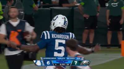 [Highlight] Anthony Richardson with the Fly Eagles Fly celly in Philly 