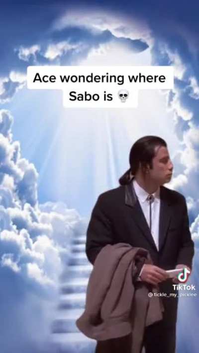 Ace probably thinks Sabo is in Hell(credit :tick<wbr>le_my<wbr>_pick<wbr>lee?