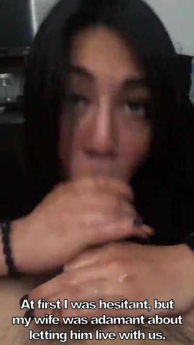 Fiance gets caught sucking off husband’s brother while her beau is at work.