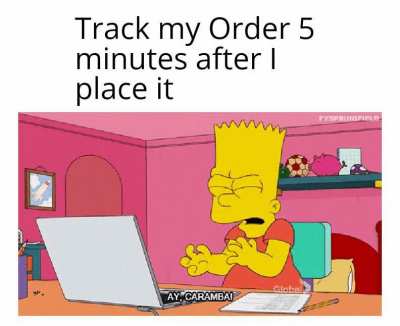 Me placing my order on Sunday