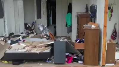 Drone footage of Hurricane Ida damage.