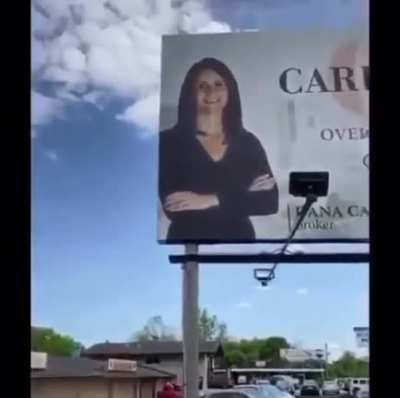 It’s like she’s following you