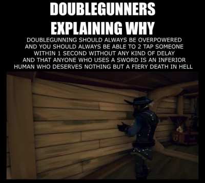 THIS IS A JOKE, (most) DOUBLEGUNNERS ARE NOT LIKE THIS