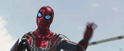 “Hey everyone” scene but with Iron Spider…