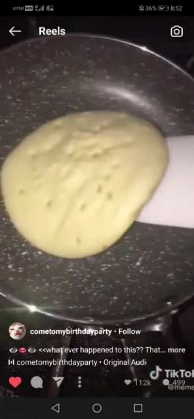 Roasted pancake.