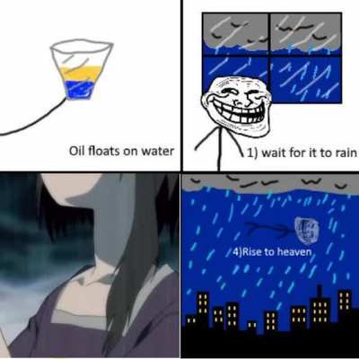 Wait for it to rain