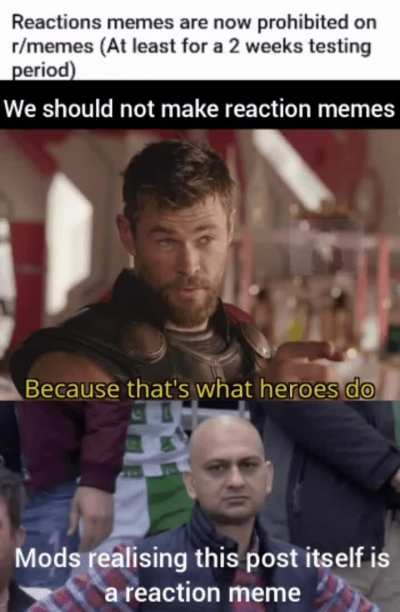 This is not a reaction meme if you watch closely