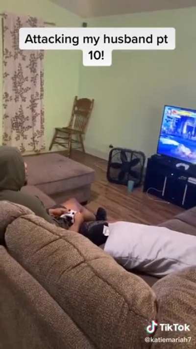 This is why you don't disturb a man in Rank