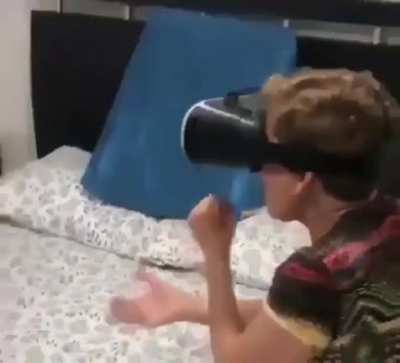 Grandma forgot to lock the door