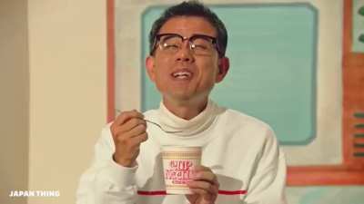 Japanese Advert for Noodles