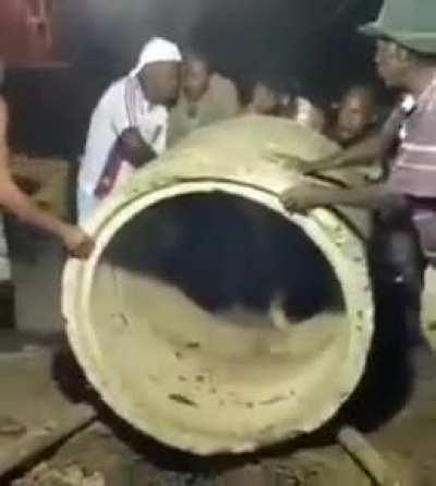 Entrou pelo cano!