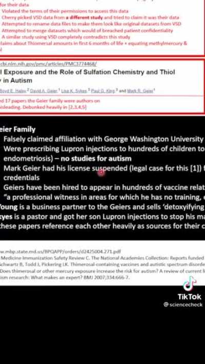 Disproving anti-vax studies