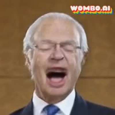 The king of Sweden snaps