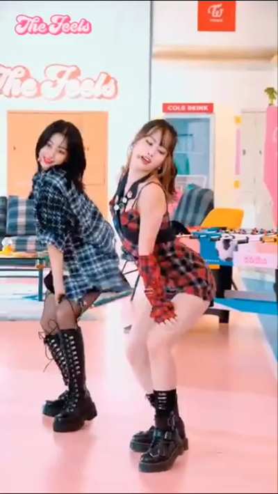 Jihyo and momo