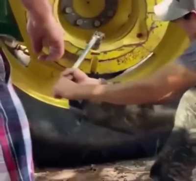 Helping out