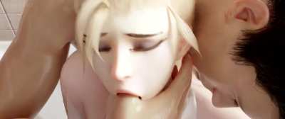 Mercy Shower Time, (GnomFist)