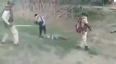 (Bangladeshi Muslim) They were asked to move back to there land by Assam police, but they attacked the local police with sharp weapons.. This was retaliation attack by our police. Illegal Bangladeshi immigrants, attacked and injured 12 police man with blu